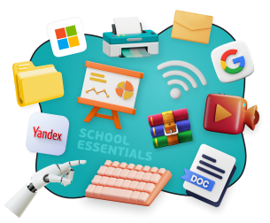 Цифровая база для школьника - КИБЕРшкола программирования для детей, компьютерные курсы для школьников, начинающих и подростков - KIBERone г. Северный